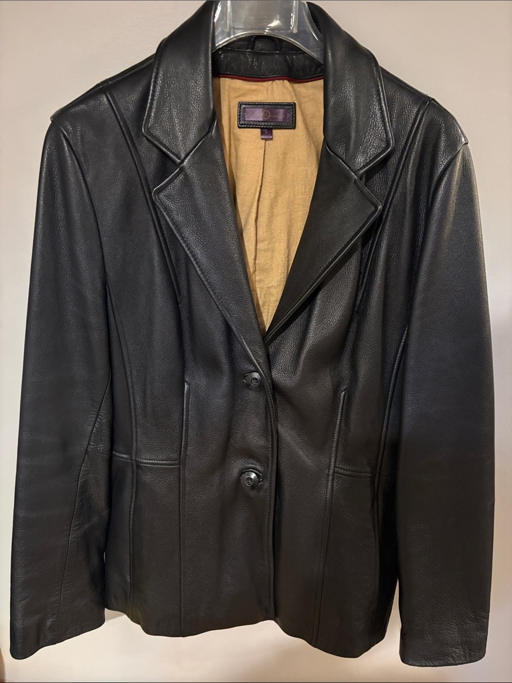 Wilsons Leather Black Women's Leather Blazer Jacket